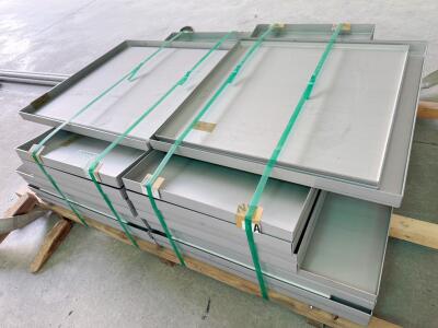 不銹鋼裁切折四面盤型